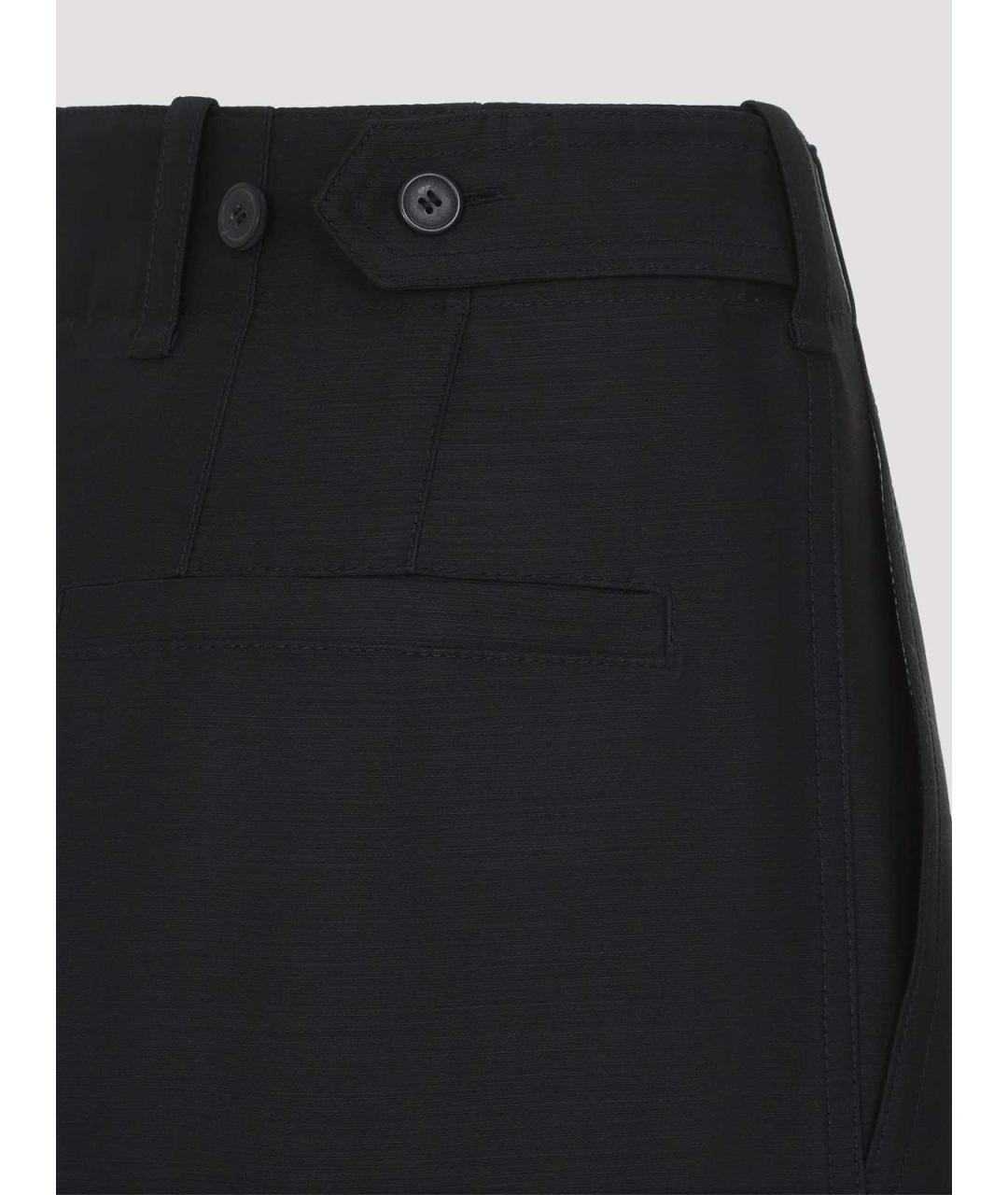 Carven Черные шерстяные брюки широкие, фото 3