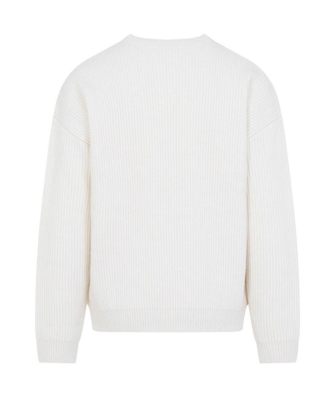 ACNE STUDIOS Бежевый кашемировый джемпер / свитер, фото 2