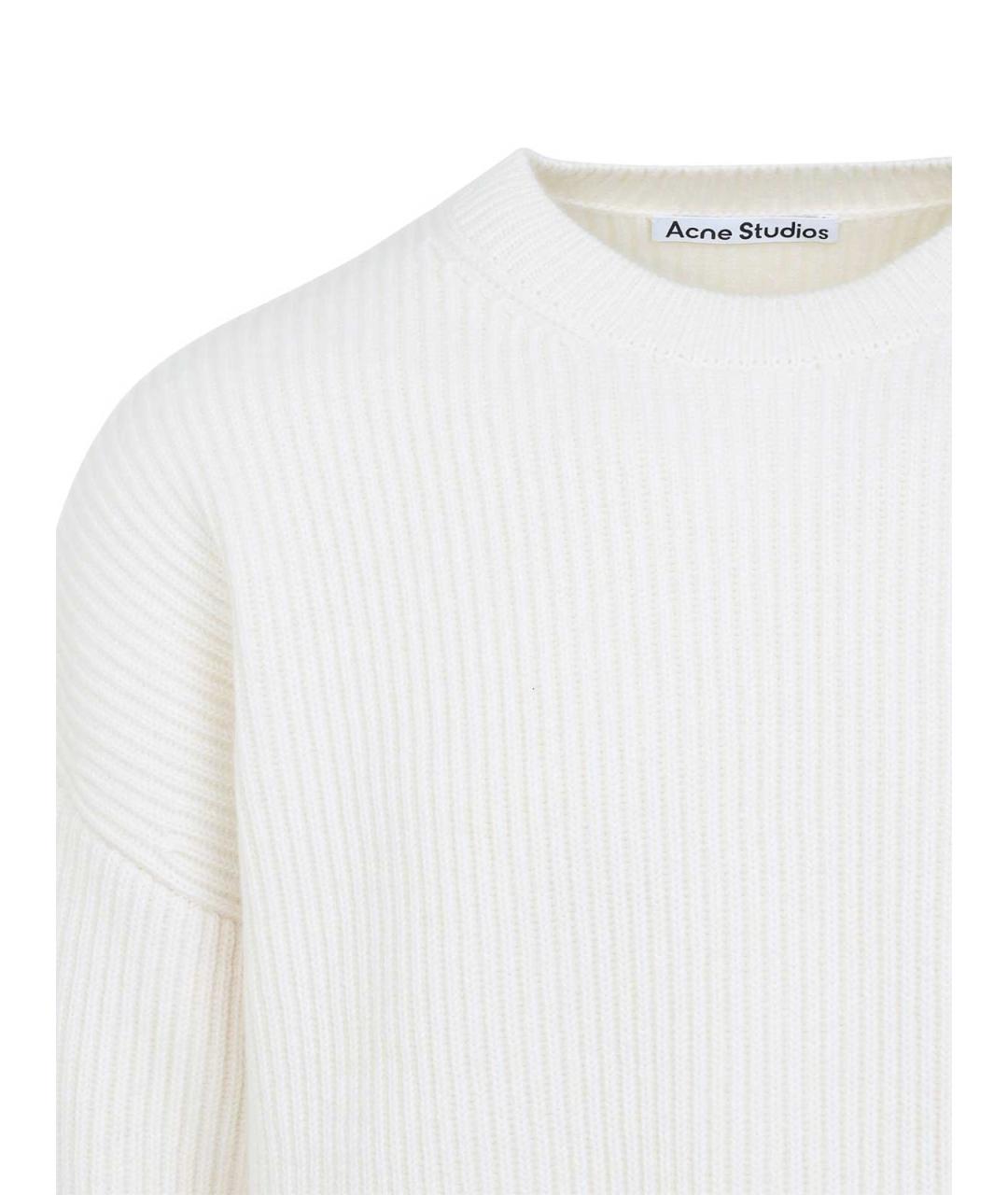 ACNE STUDIOS Бежевый кашемировый джемпер / свитер, фото 3