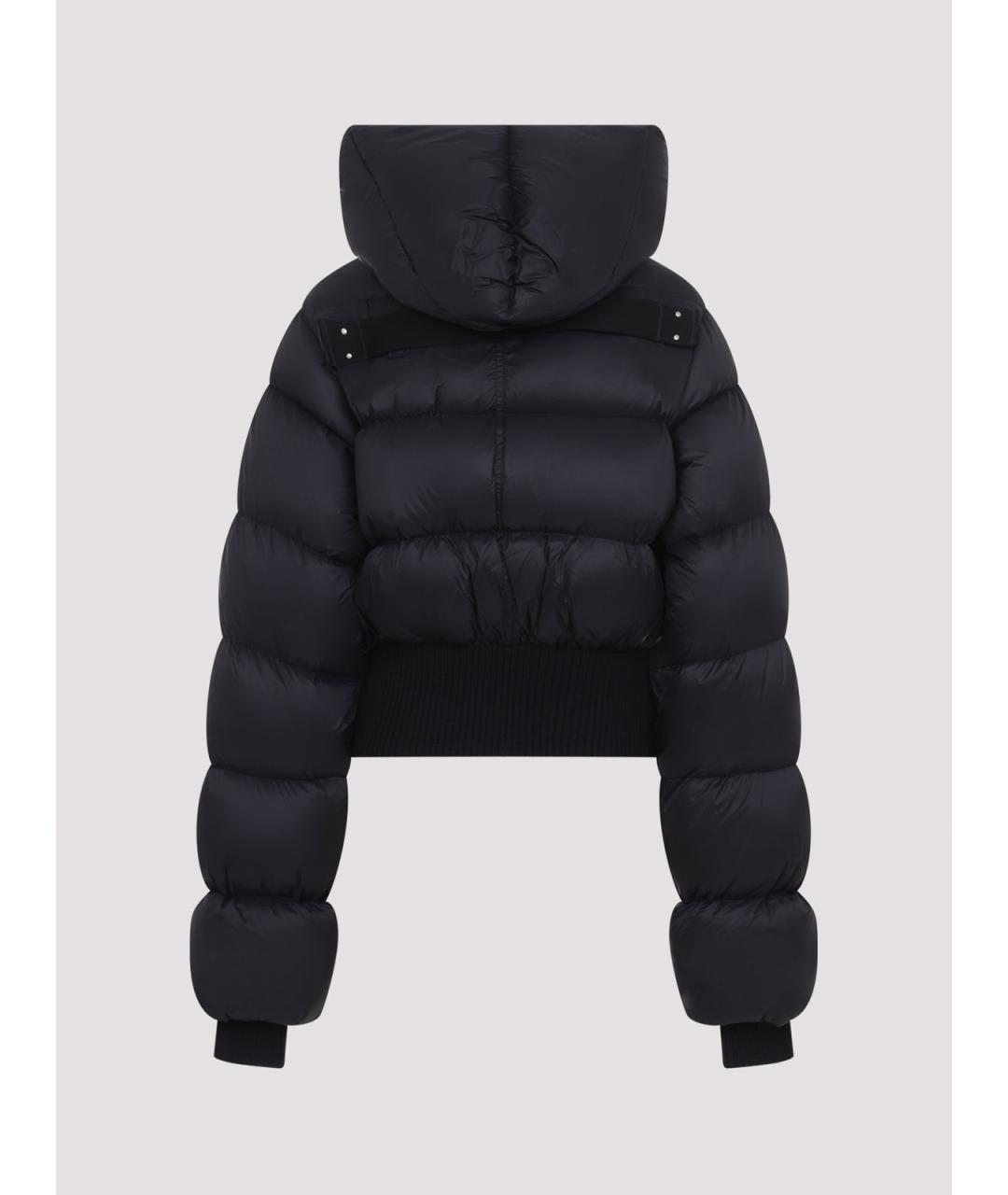 RICK OWENS Черный нейлоновый пуховик, фото 2