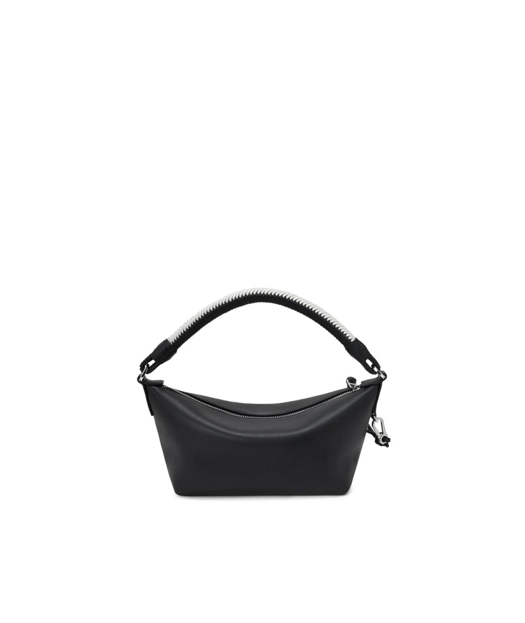 LOEWE Черная кожаная сумка с короткими ручками, фото 3