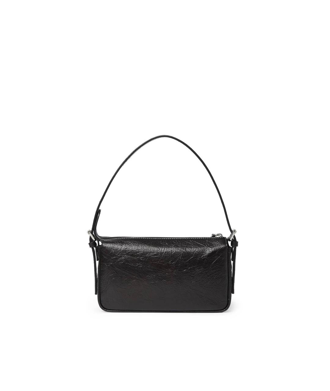 FENDI Черная кожаная сумка через плечо, фото 2