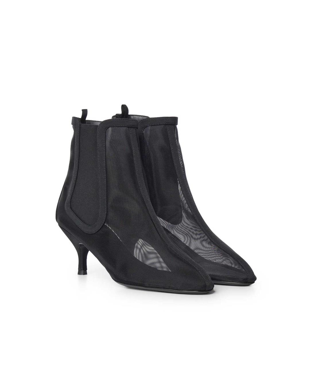 ALAIA Черные текстильные ботильоны, фото 4