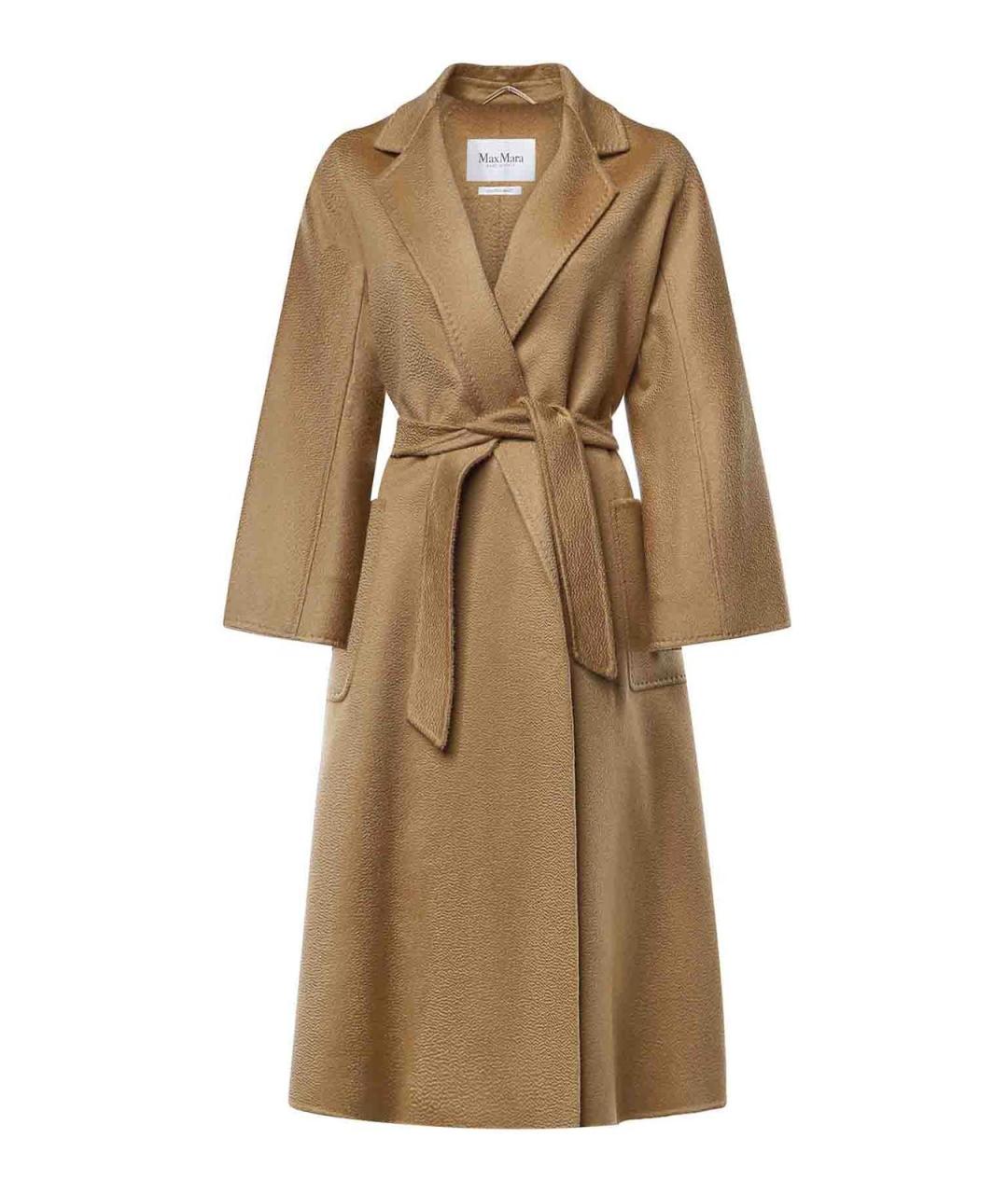MAX MARA Бежевое кашемировое пальто, фото 1
