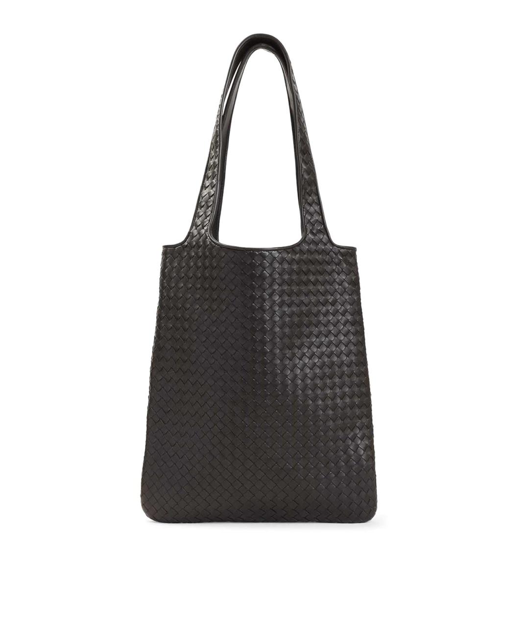 BOTTEGA VENETA Коричневая кожаная сумка тоут, фото 1