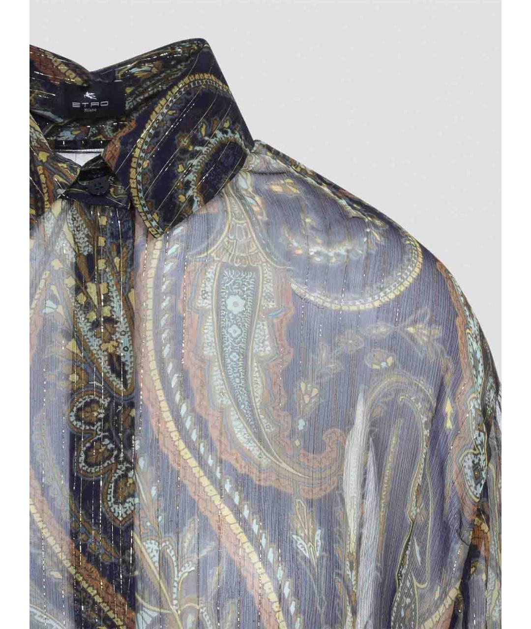 ETRO Мульти шелковая рубашка, фото 3