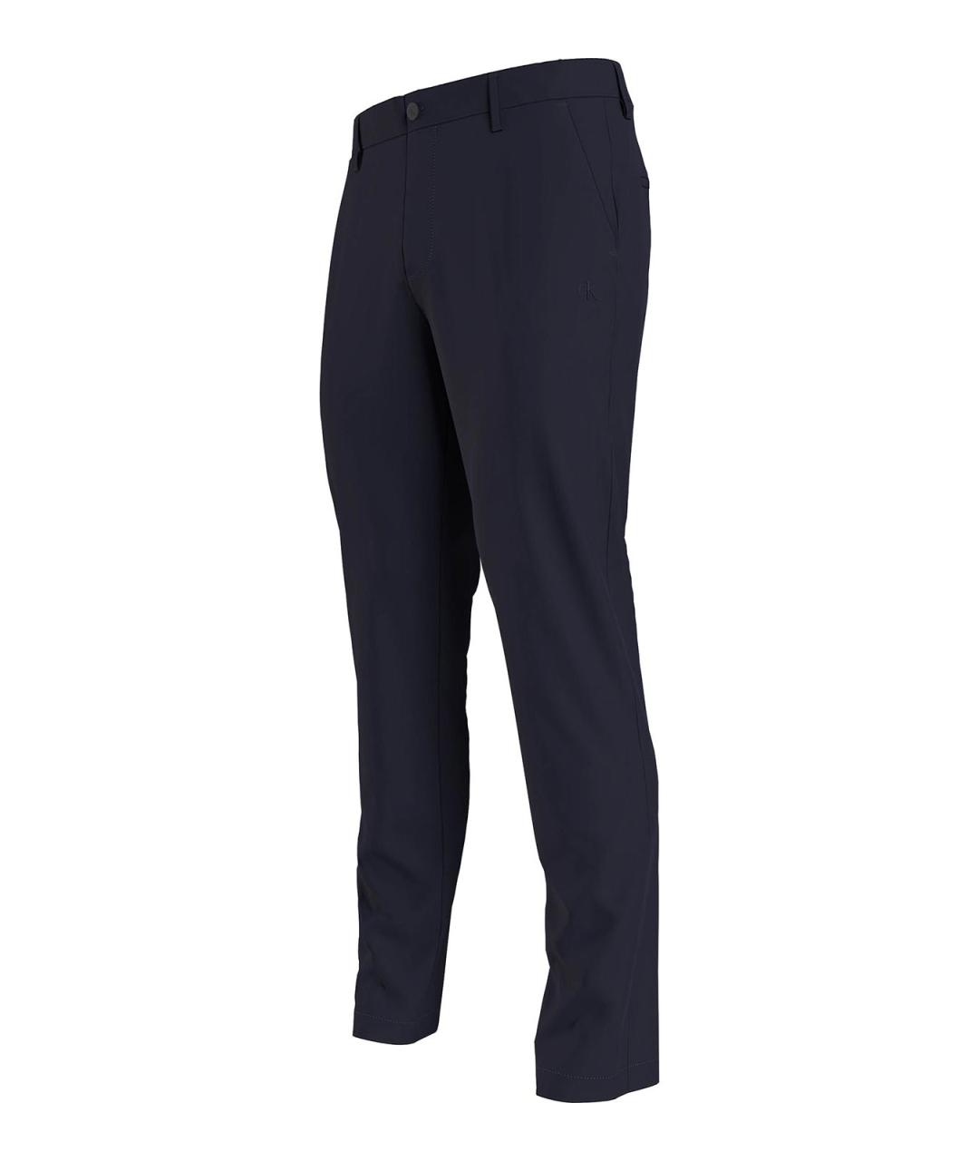 CALVIN KLEIN Синие хлопковые повседневные брюки, фото 2