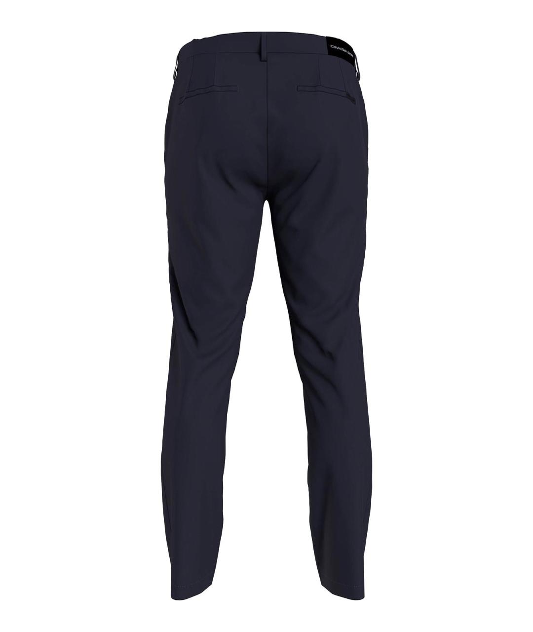 CALVIN KLEIN Синие хлопковые повседневные брюки, фото 5