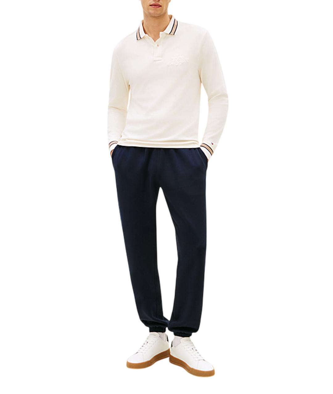 TOMMY HILFIGER Синие хлопковые повседневные брюки, фото 6