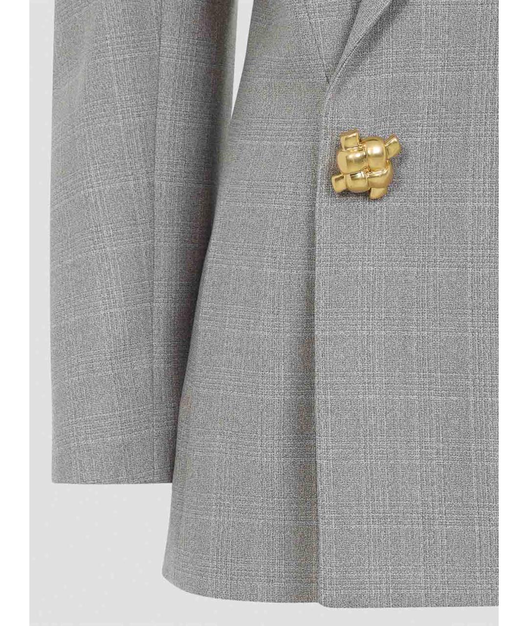 BOTTEGA VENETA Мульти шерстяной жакет/пиджак, фото 3