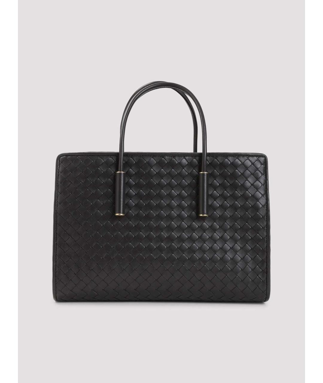 BOTTEGA VENETA Коричневая кожаная сумка тоут, фото 2