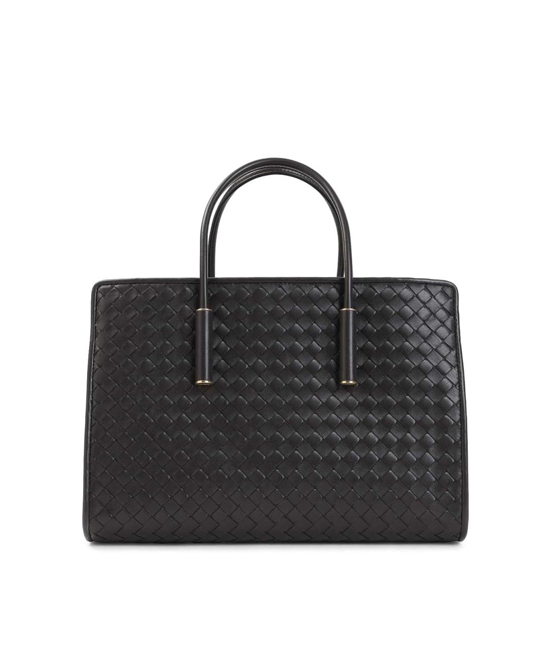 BOTTEGA VENETA Коричневая кожаная сумка тоут, фото 1