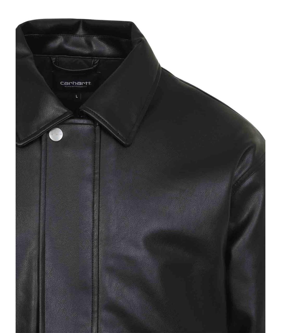 CARHARTT Черная полиуретановая куртка, фото 3