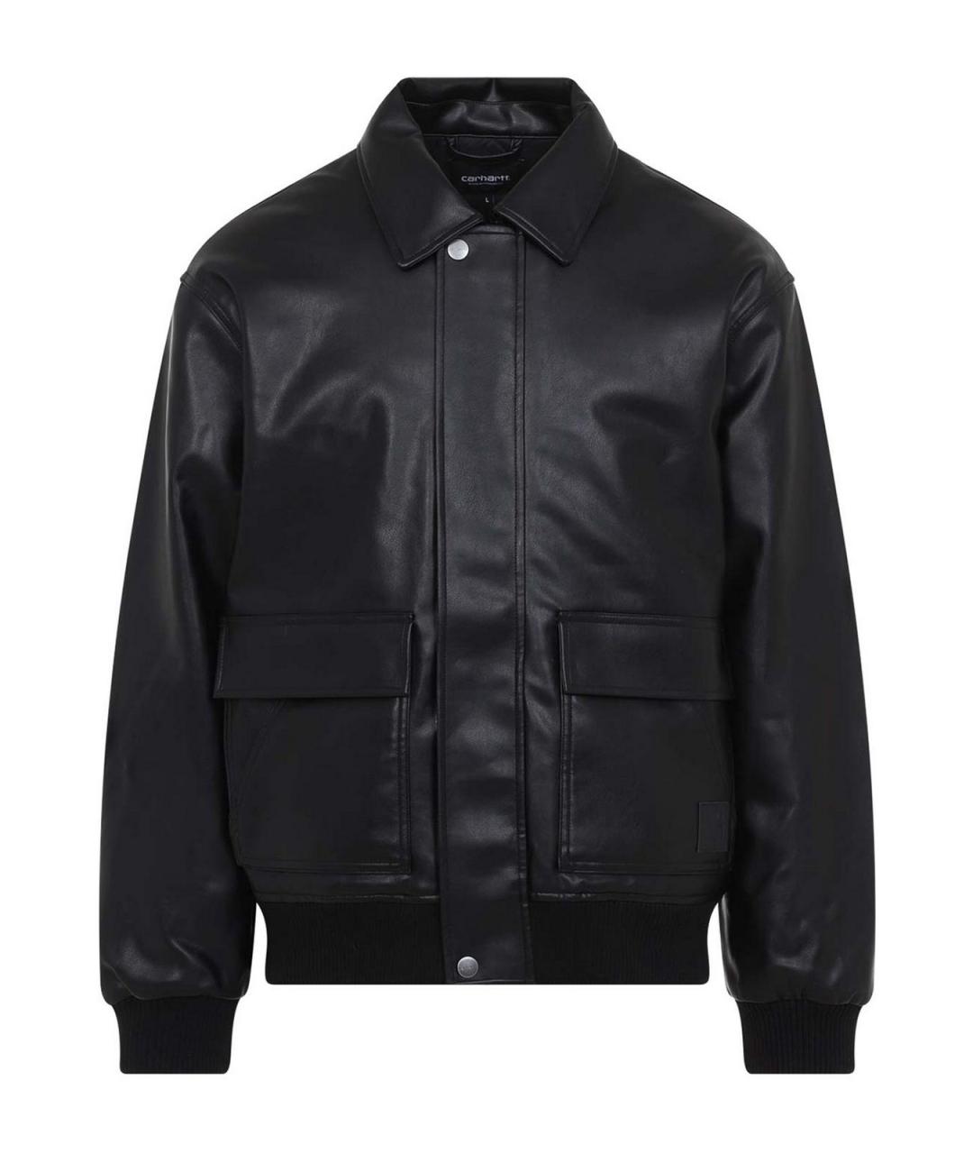 CARHARTT Черная полиуретановая куртка, фото 1