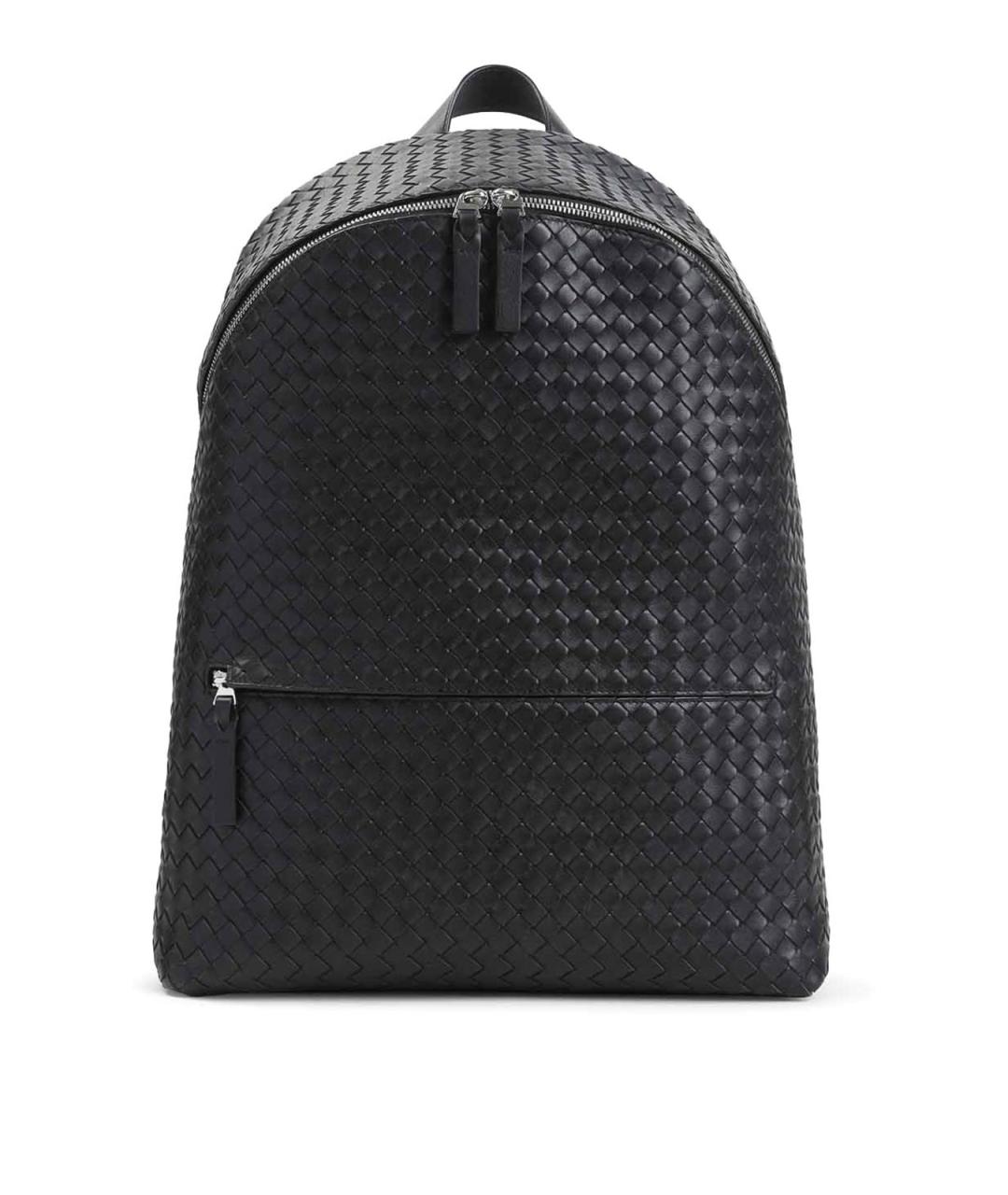 BOTTEGA VENETA Черный кожаный рюкзак, фото 1