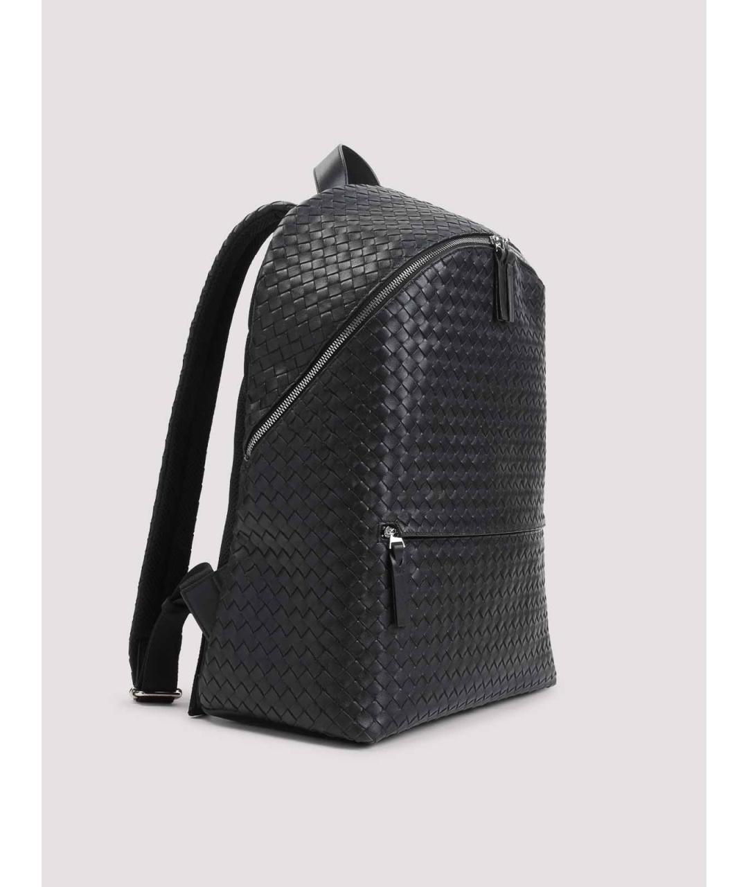 BOTTEGA VENETA Черный кожаный рюкзак, фото 3