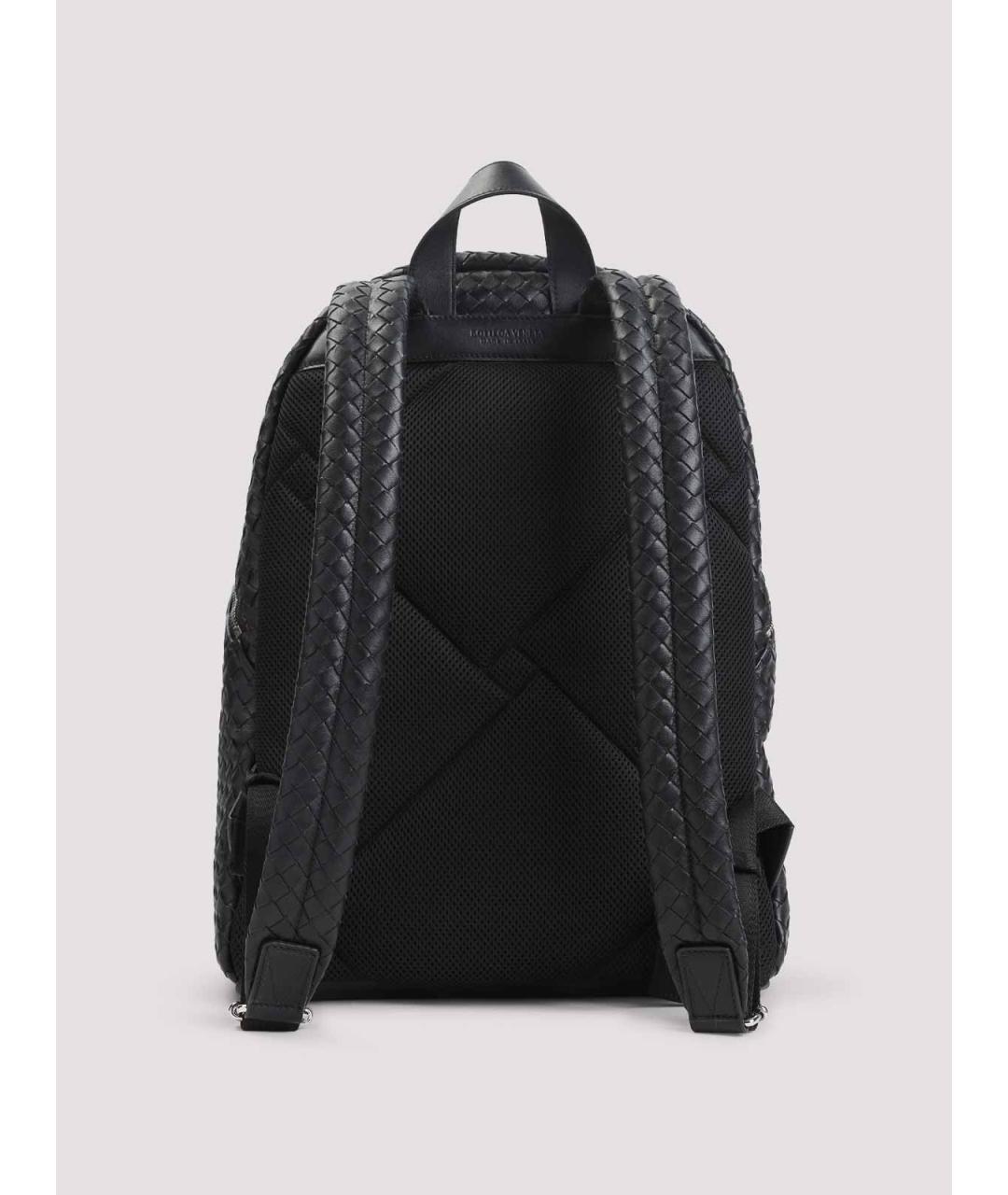 BOTTEGA VENETA Черный кожаный рюкзак, фото 2