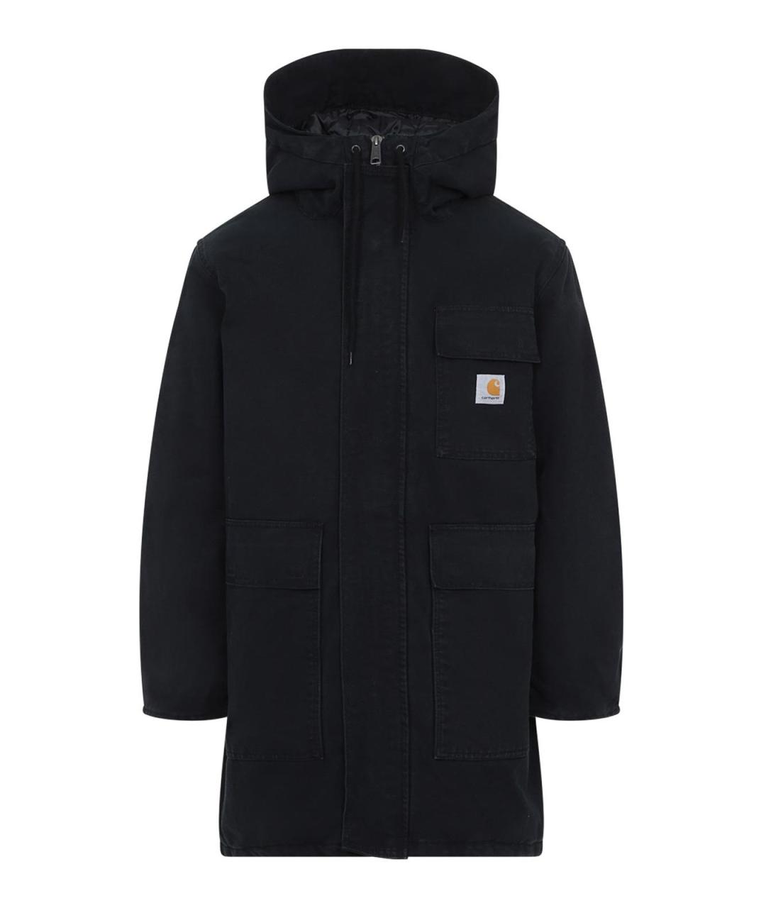 CARHARTT Черная хлопковая парка, фото 1