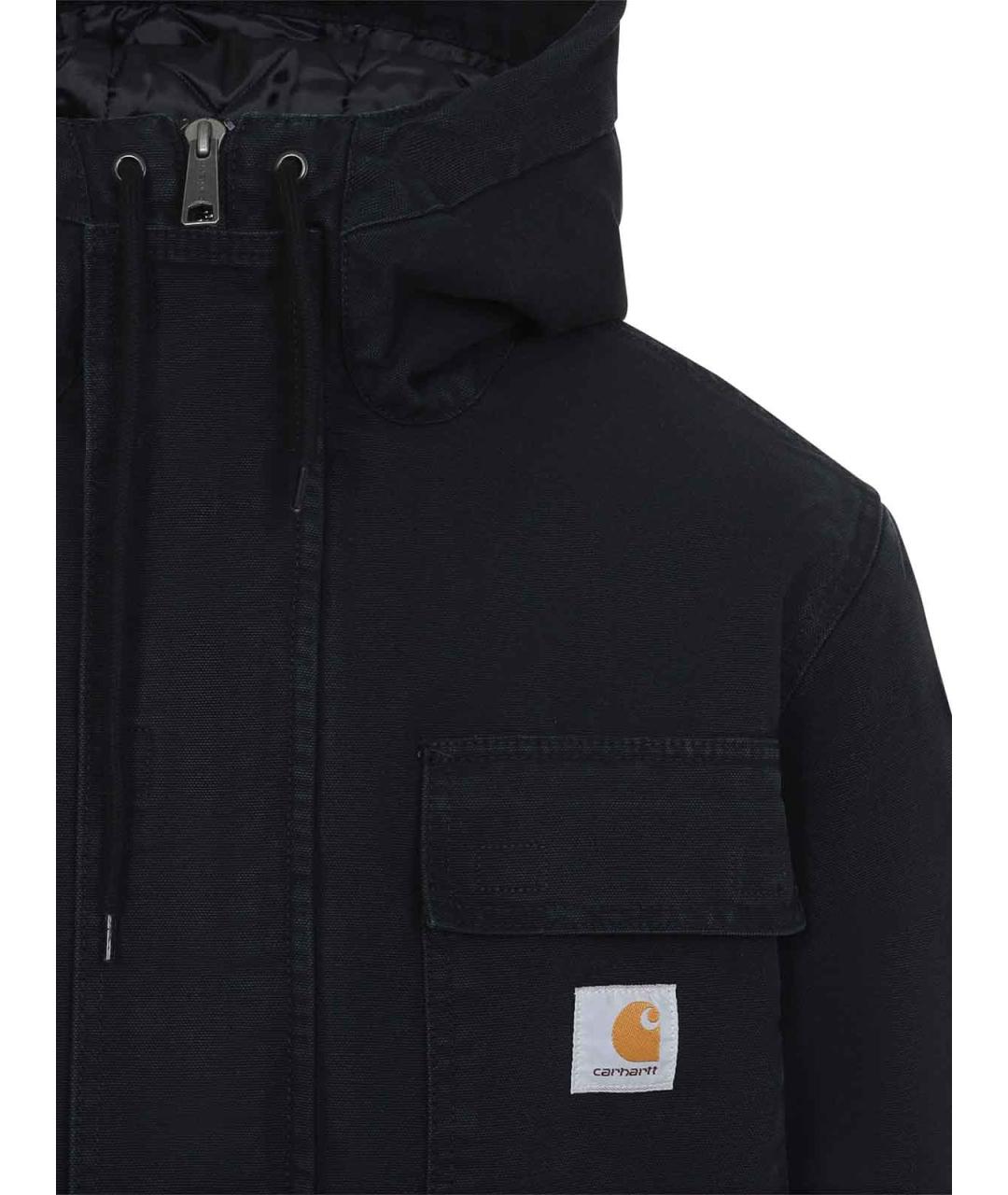 CARHARTT Черная хлопковая парка, фото 3