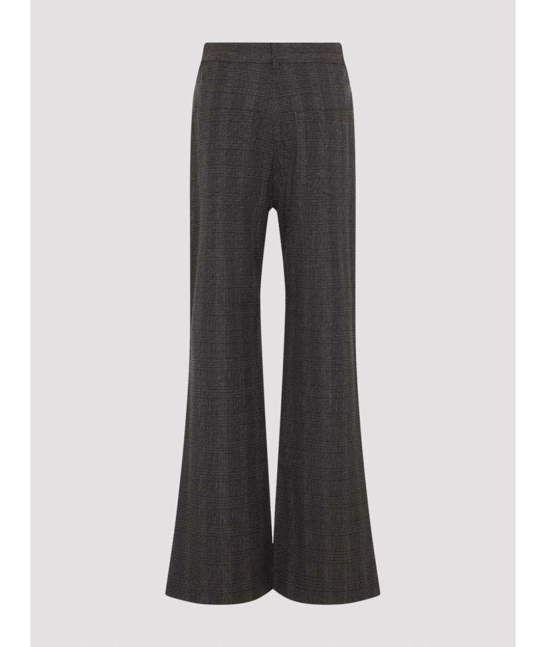 ACNE STUDIOS Черные шерстяные брюки широкие, фото 2