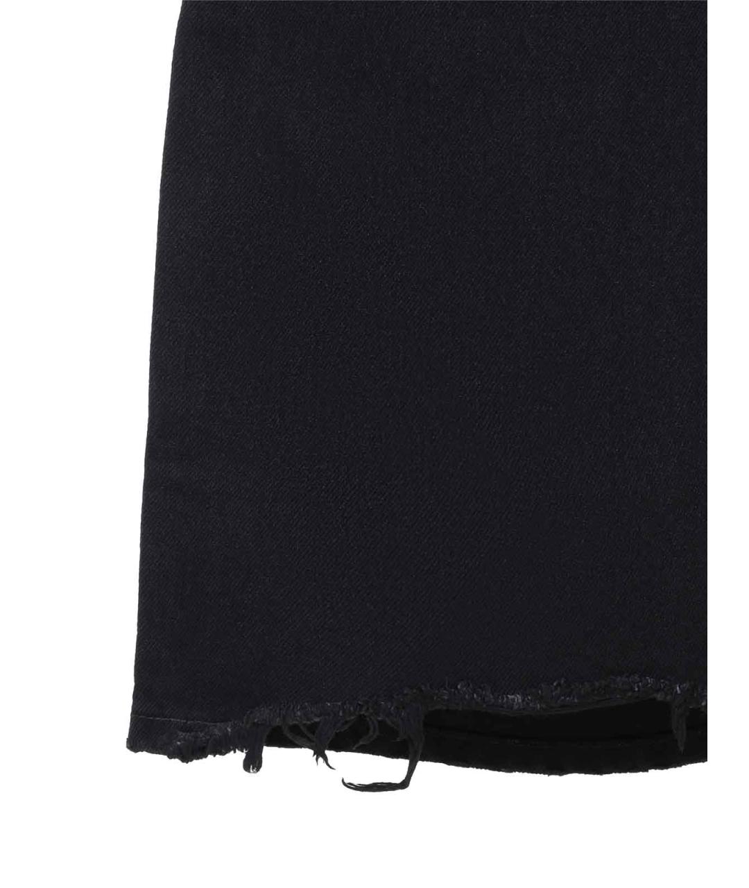 BALENCIAGA Черные хлопковые прямые джинсы, фото 3