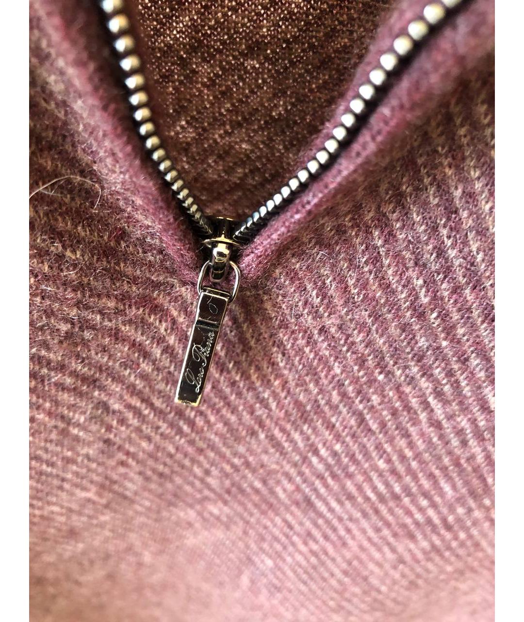 LORO PIANA Бордовый шерстяной джемпер / свитер, фото 4
