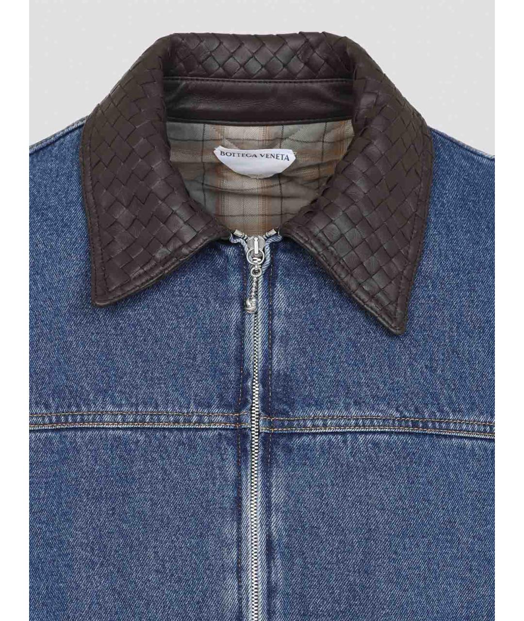 BOTTEGA VENETA Синяя деним куртка, фото 3