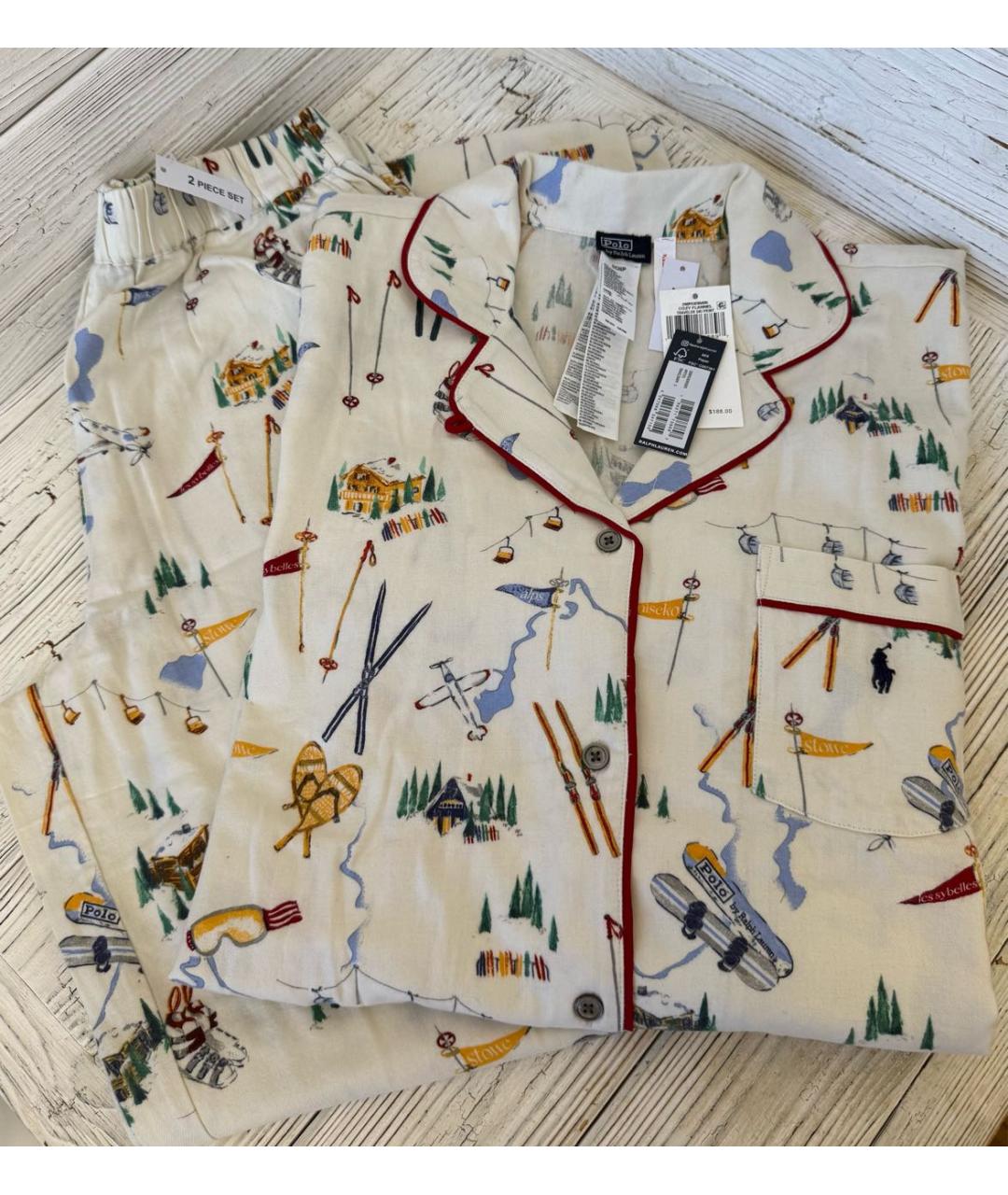 POLO RALPH LAUREN Мульти пижамы и сорочки, фото 3