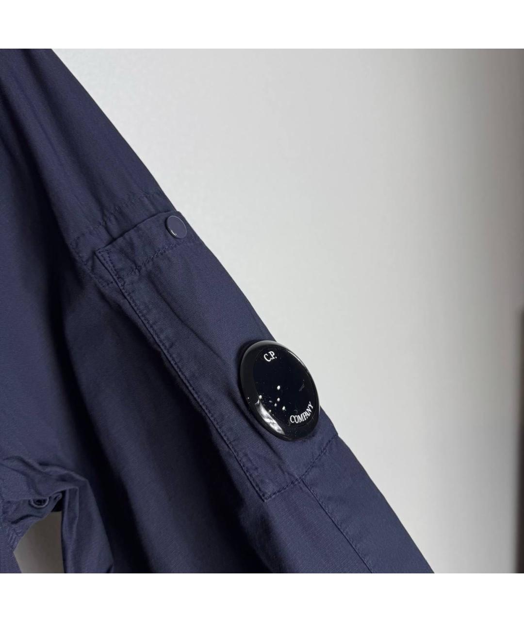 CP COMPANY Темно-синяя хлопковая куртка, фото 3