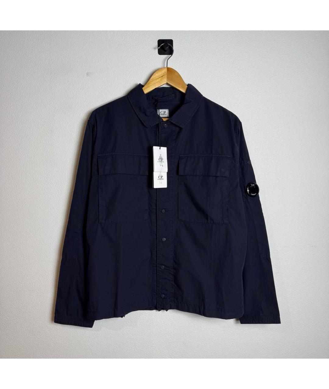 CP COMPANY Темно-синяя хлопковая куртка, фото 7