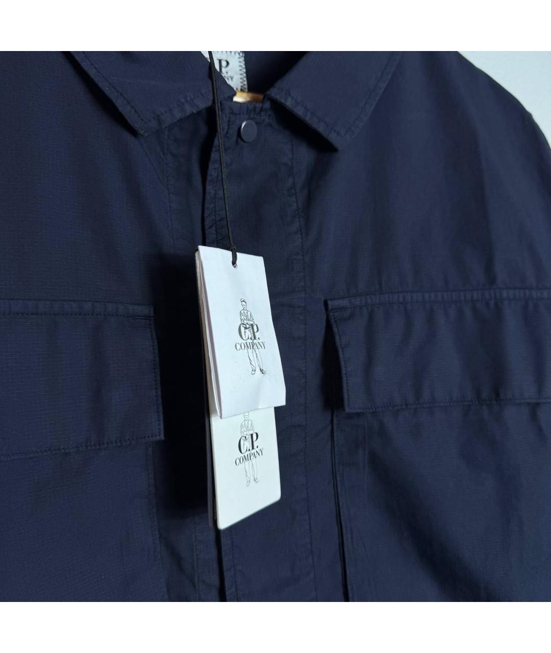 CP COMPANY Темно-синяя хлопковая куртка, фото 6