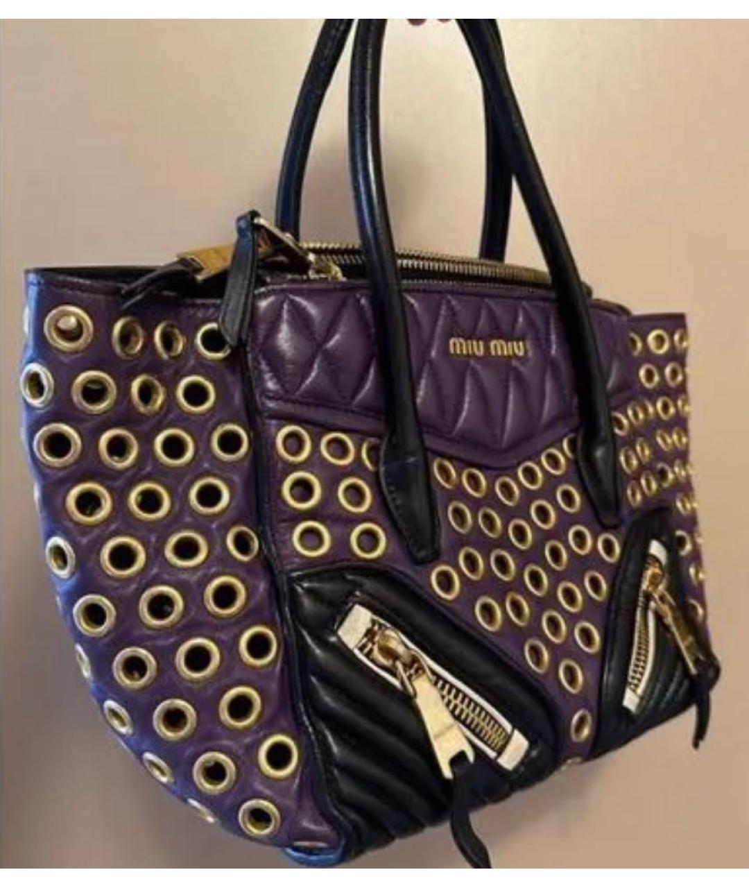 MIU MIU Мульти кожаная сумка тоут, фото 4