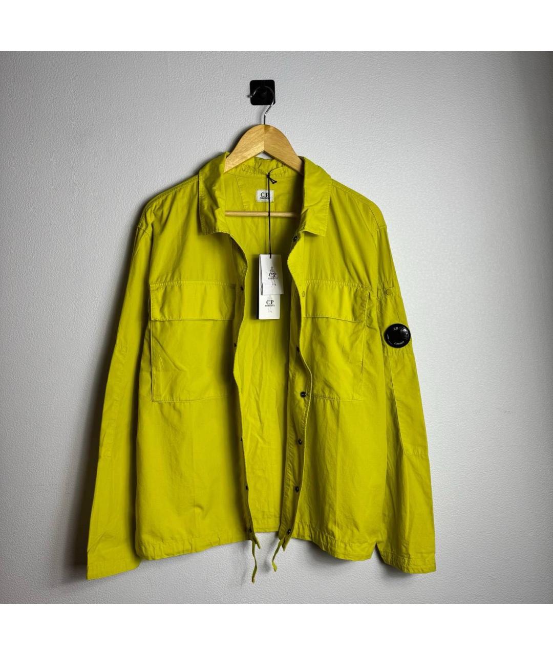 CP COMPANY Желтая хлопковая куртка, фото 2