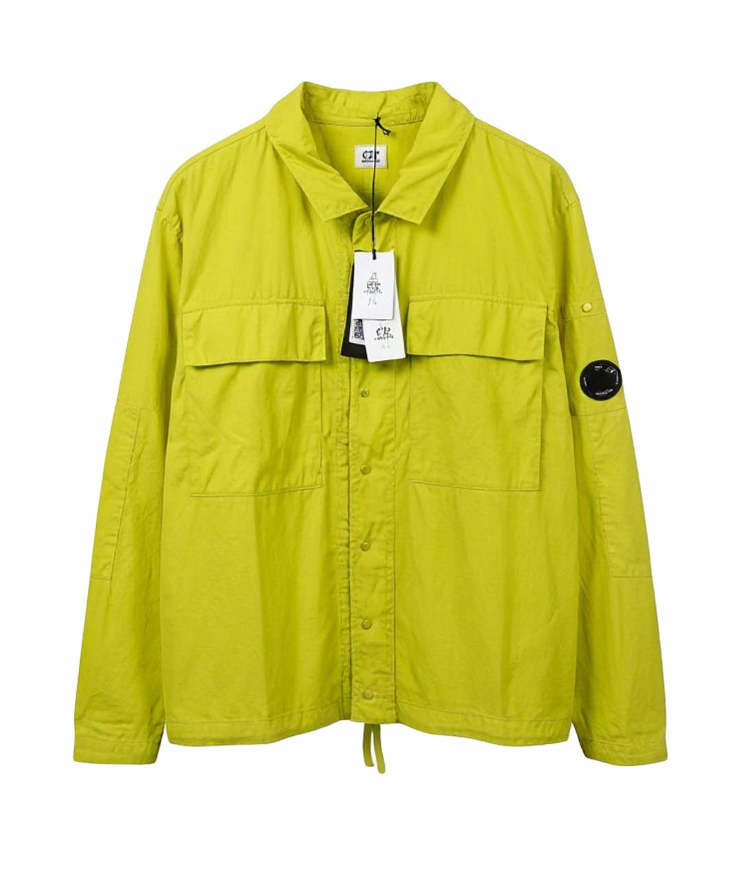 CP COMPANY Желтая хлопковая куртка, фото 1