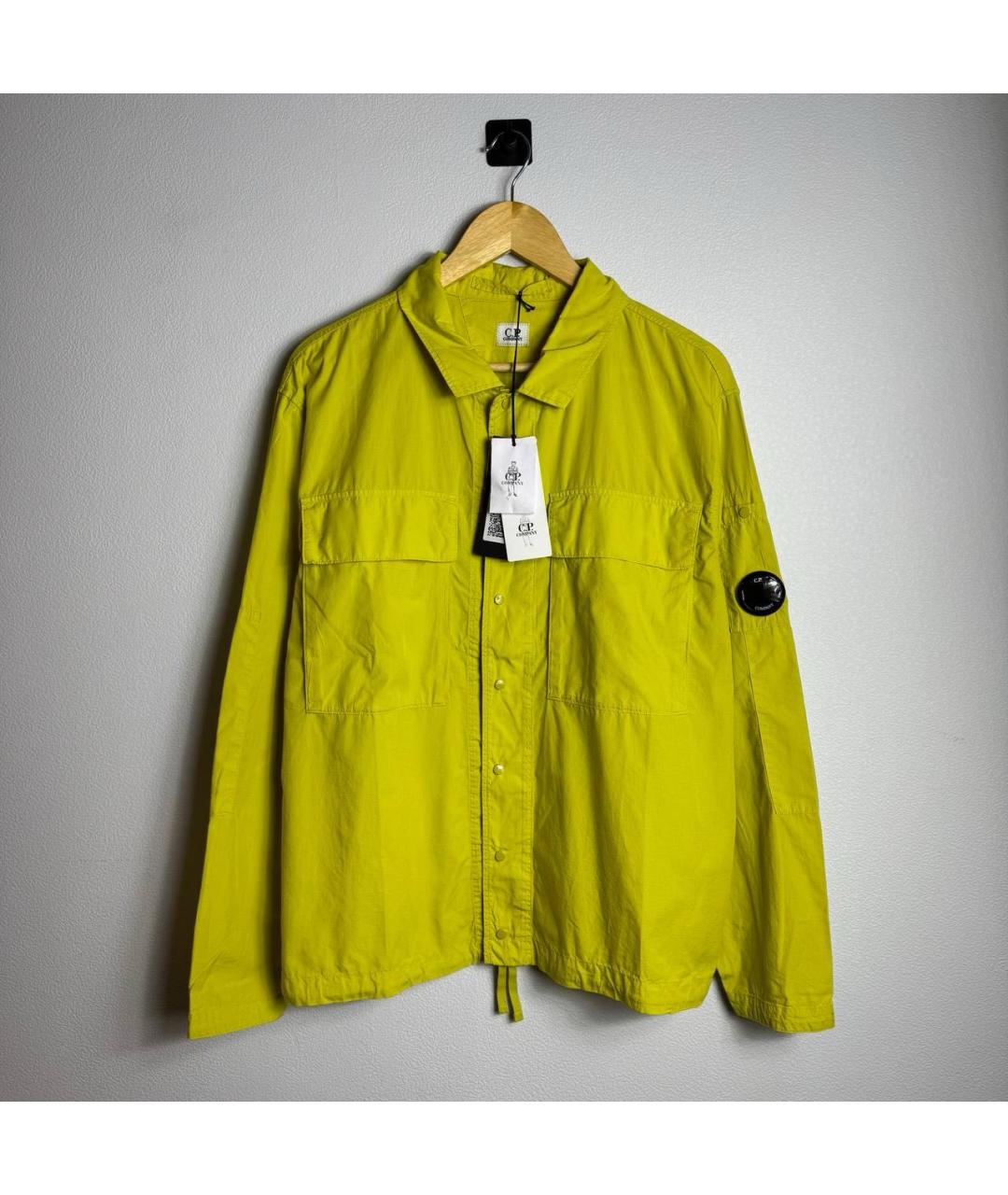 CP COMPANY Желтая хлопковая куртка, фото 6