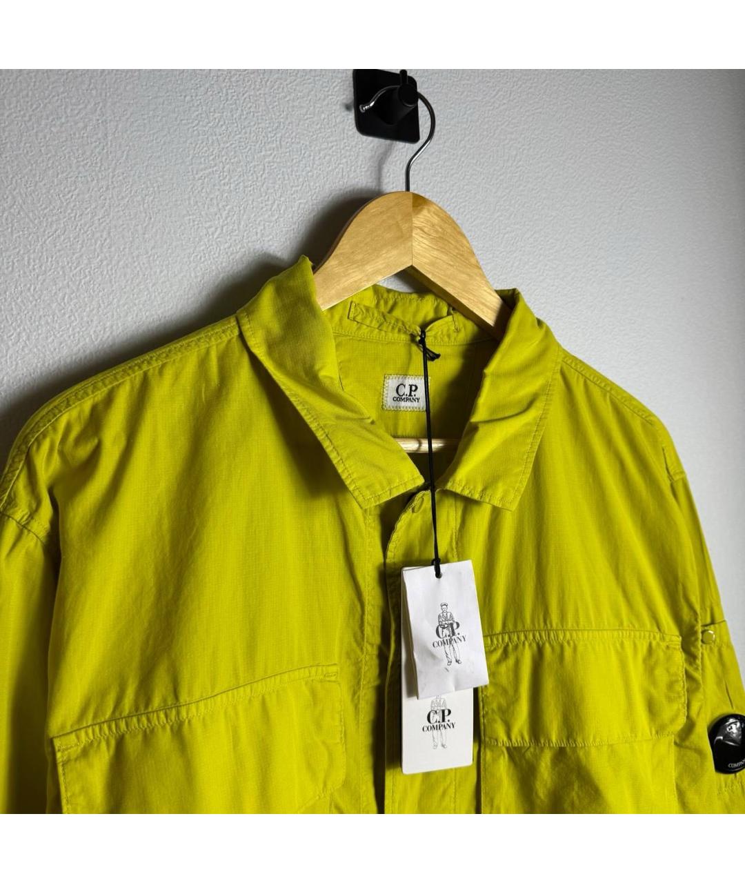 CP COMPANY Желтая хлопковая куртка, фото 4