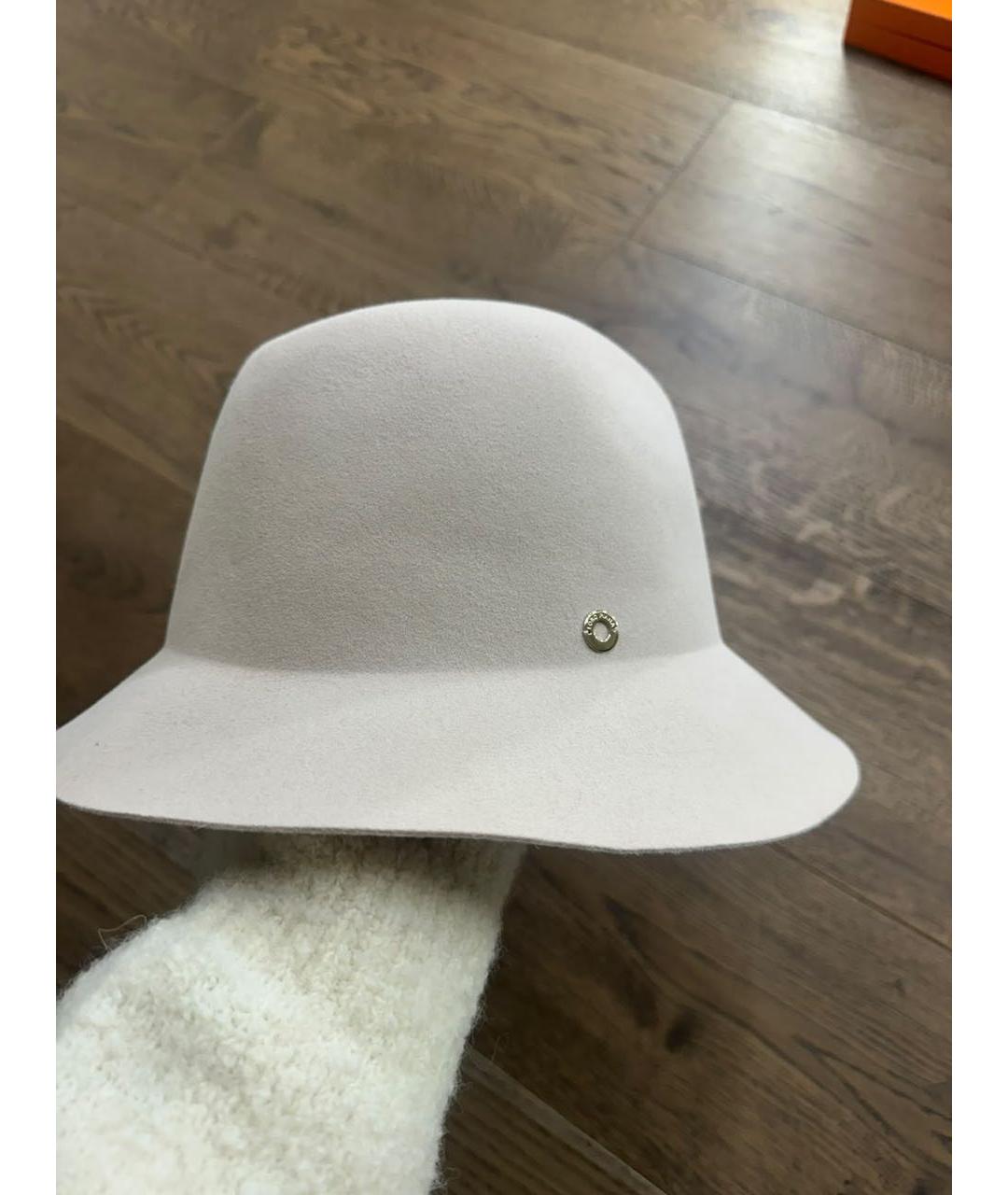 LORO PIANA Белая шерстяная шляпа, фото 2