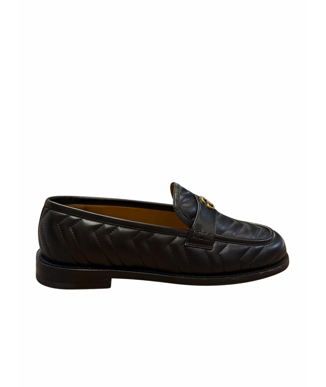 GUCCI Черные кожаные лоферы, фото 8