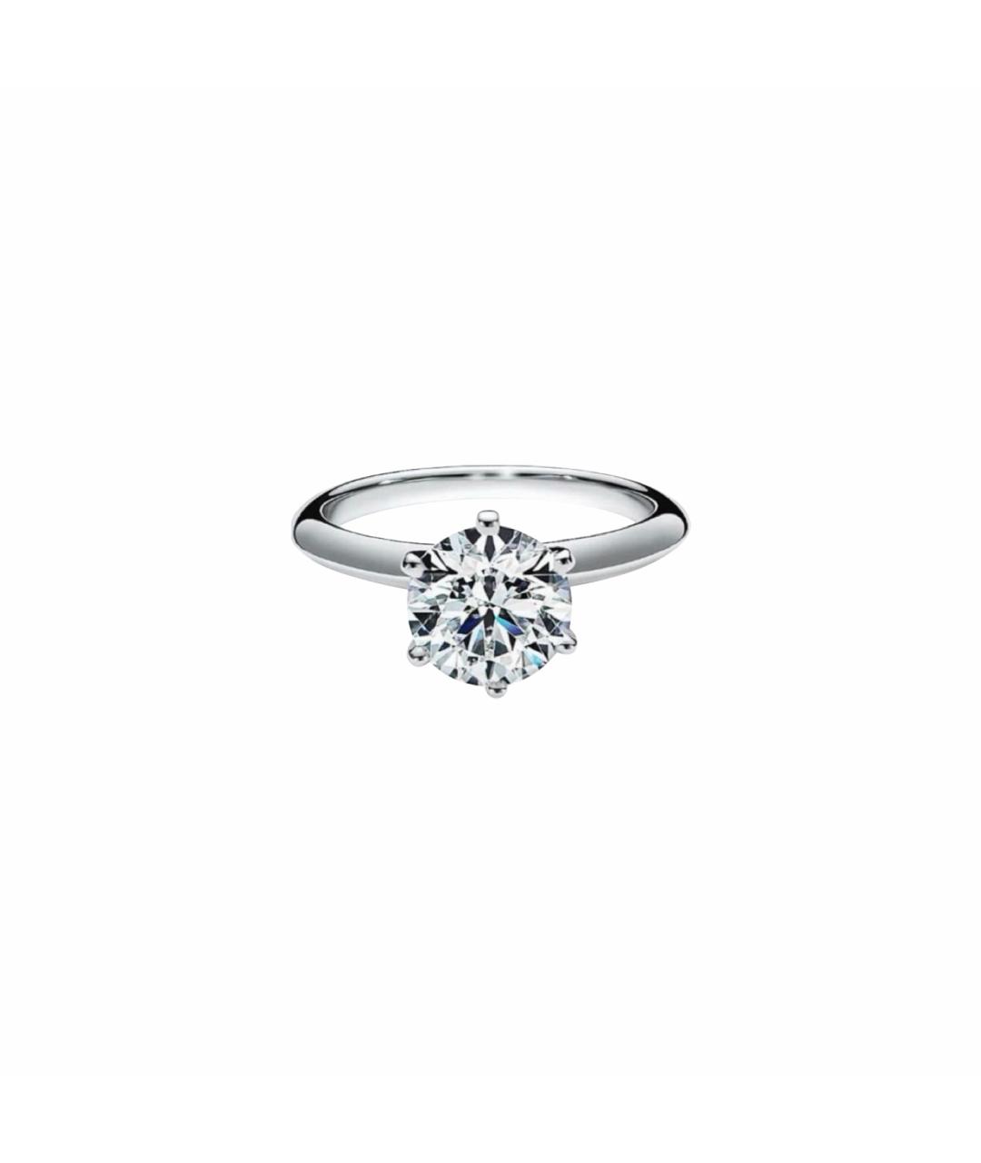 TIFFANY&CO Серебряное платиновое кольцо, фото 1