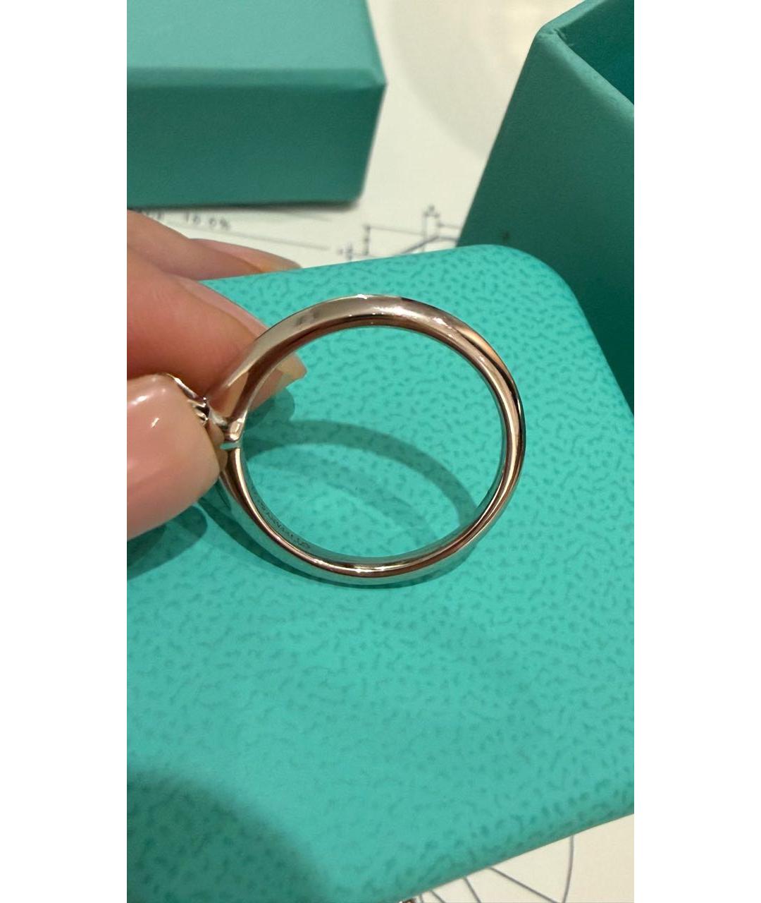 TIFFANY&CO Серебряное платиновое кольцо, фото 6
