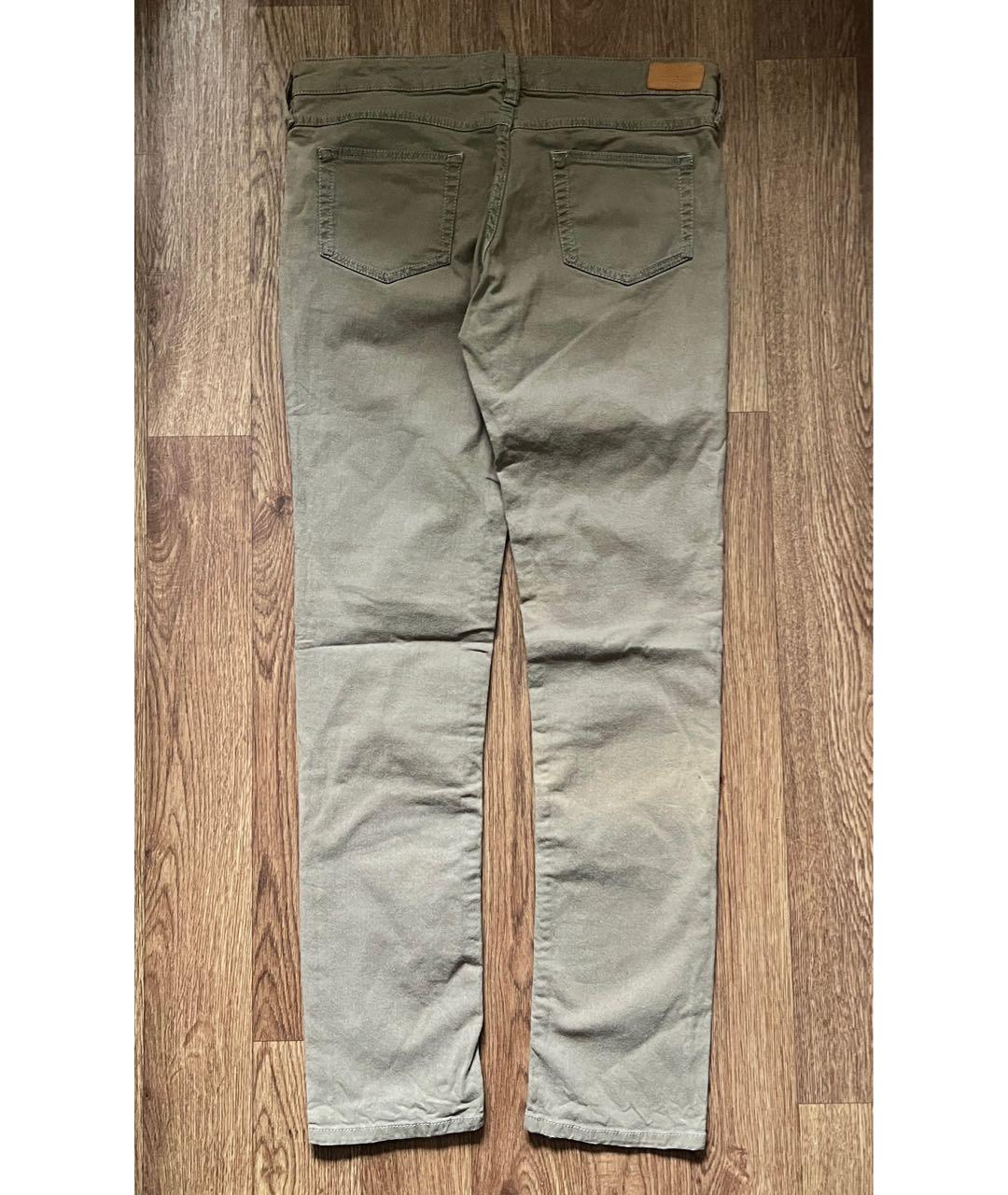 ISABEL MARANT ETOILE Бежевые хлопко-эластановые джинсы слим, фото 6