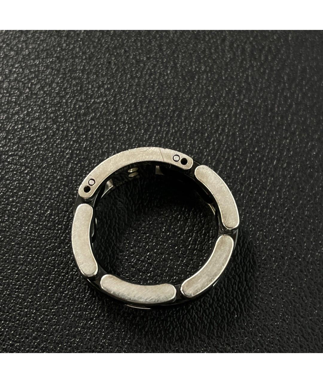 CHANEL Черное кольцо из белого золота, фото 4