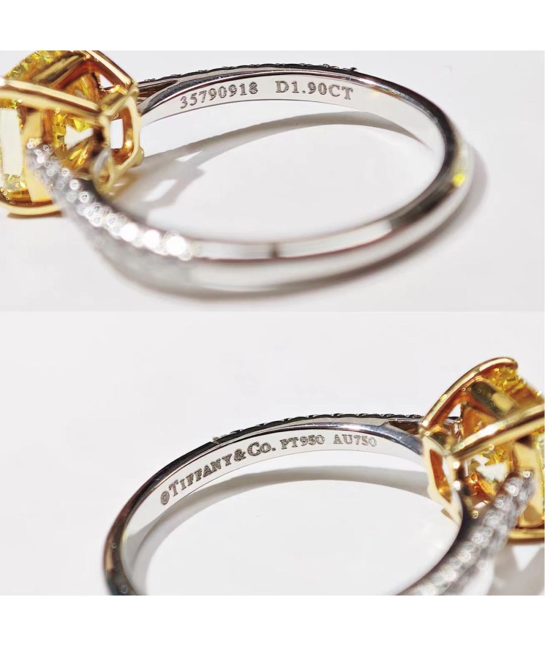 TIFFANY&CO Серебряное платиновое кольцо, фото 5