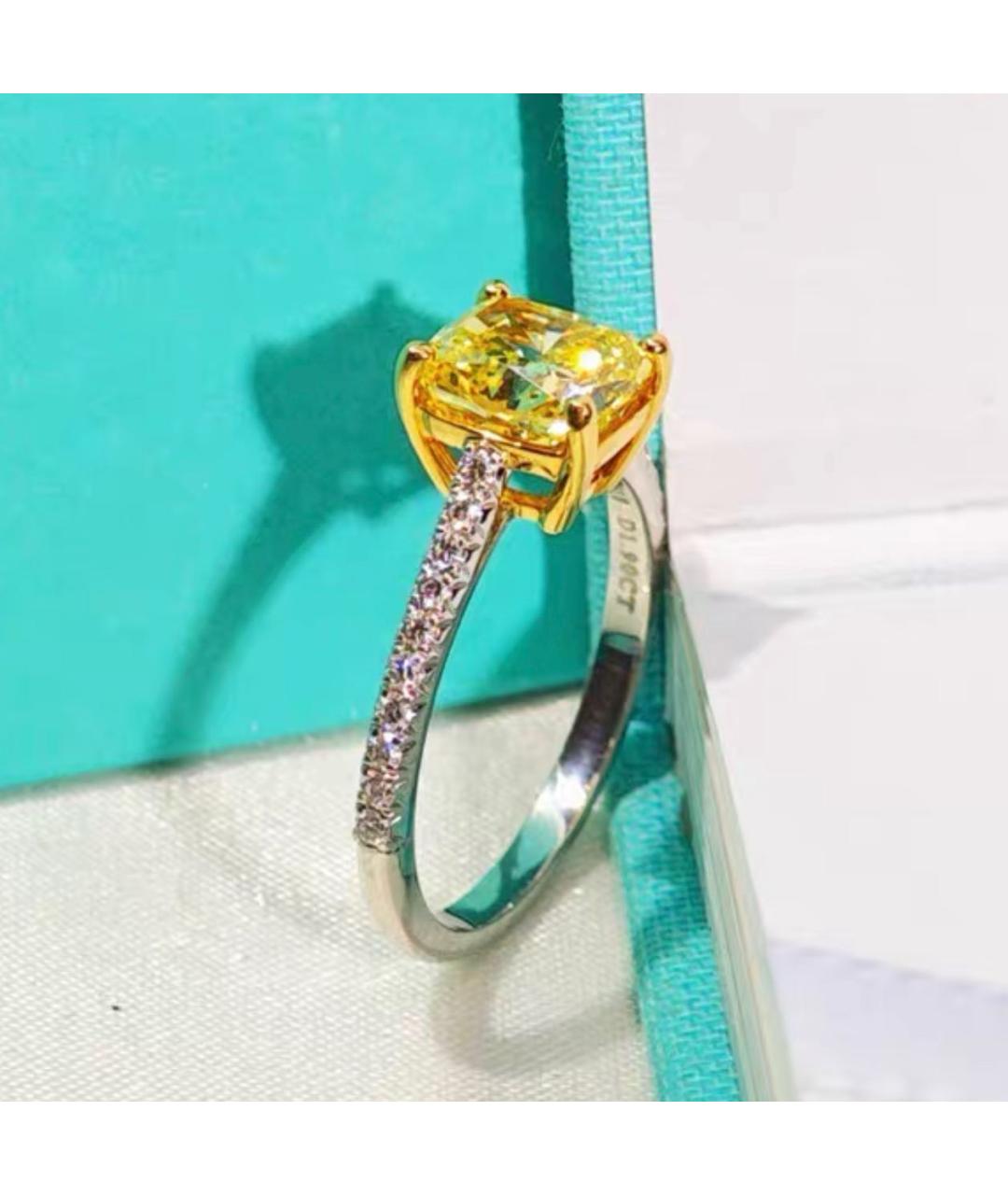 TIFFANY&CO Серебряное платиновое кольцо, фото 3