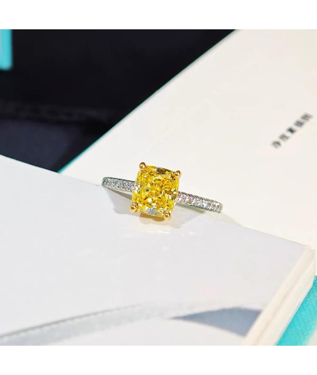 TIFFANY&CO Серебряное платиновое кольцо, фото 2