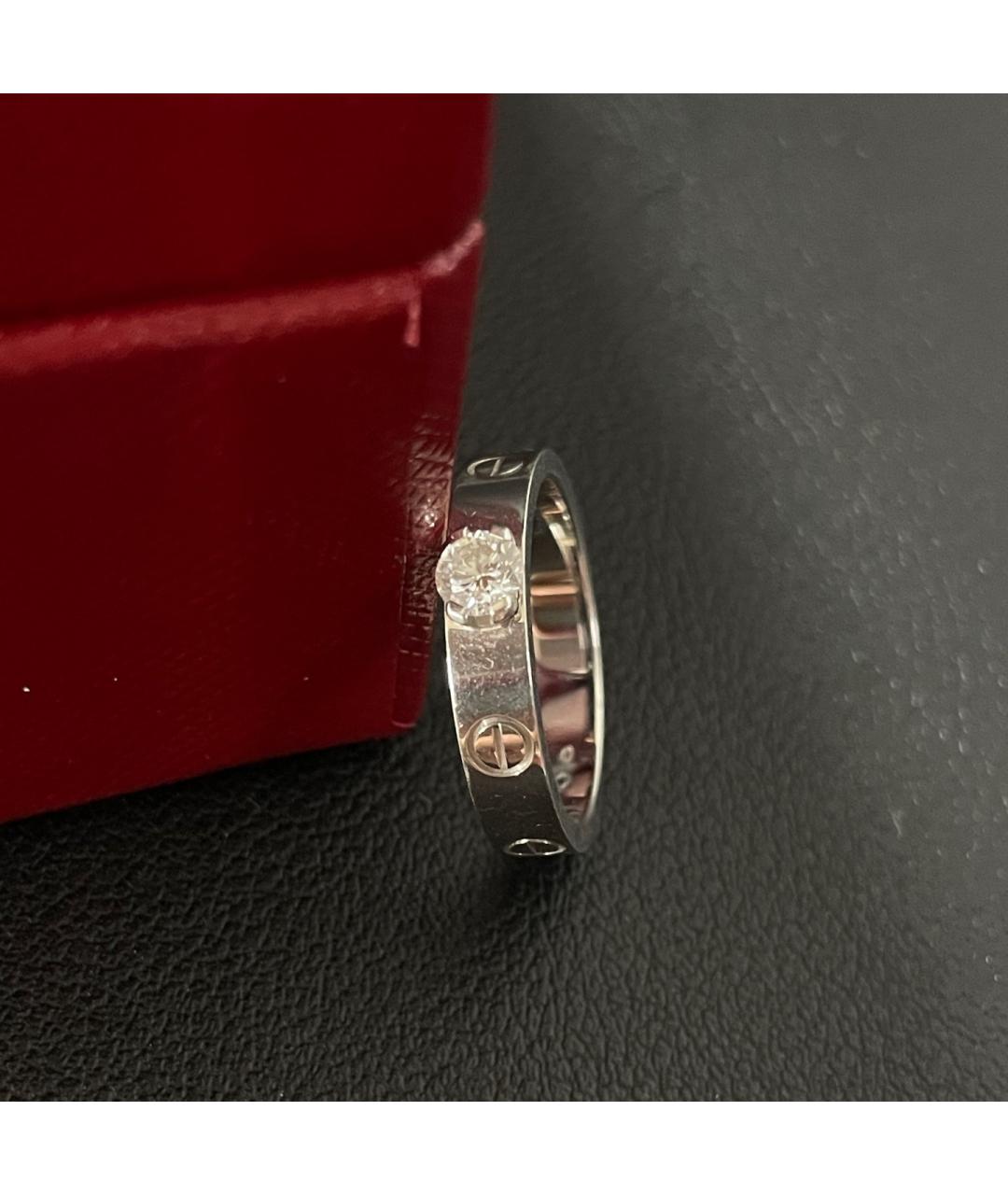 CARTIER Серебряное кольцо из белого золота, фото 3