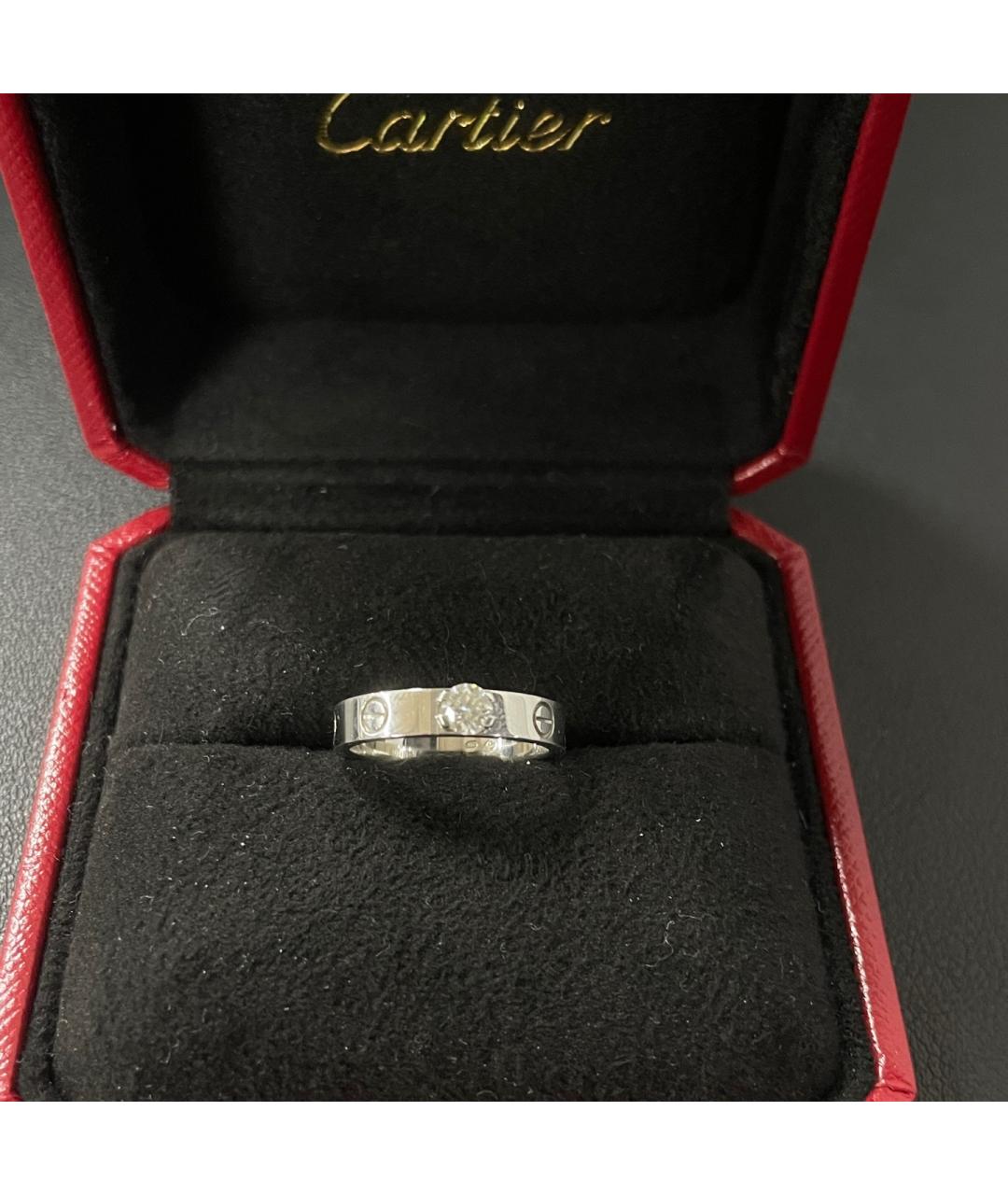 CARTIER Серебряное кольцо из белого золота, фото 2