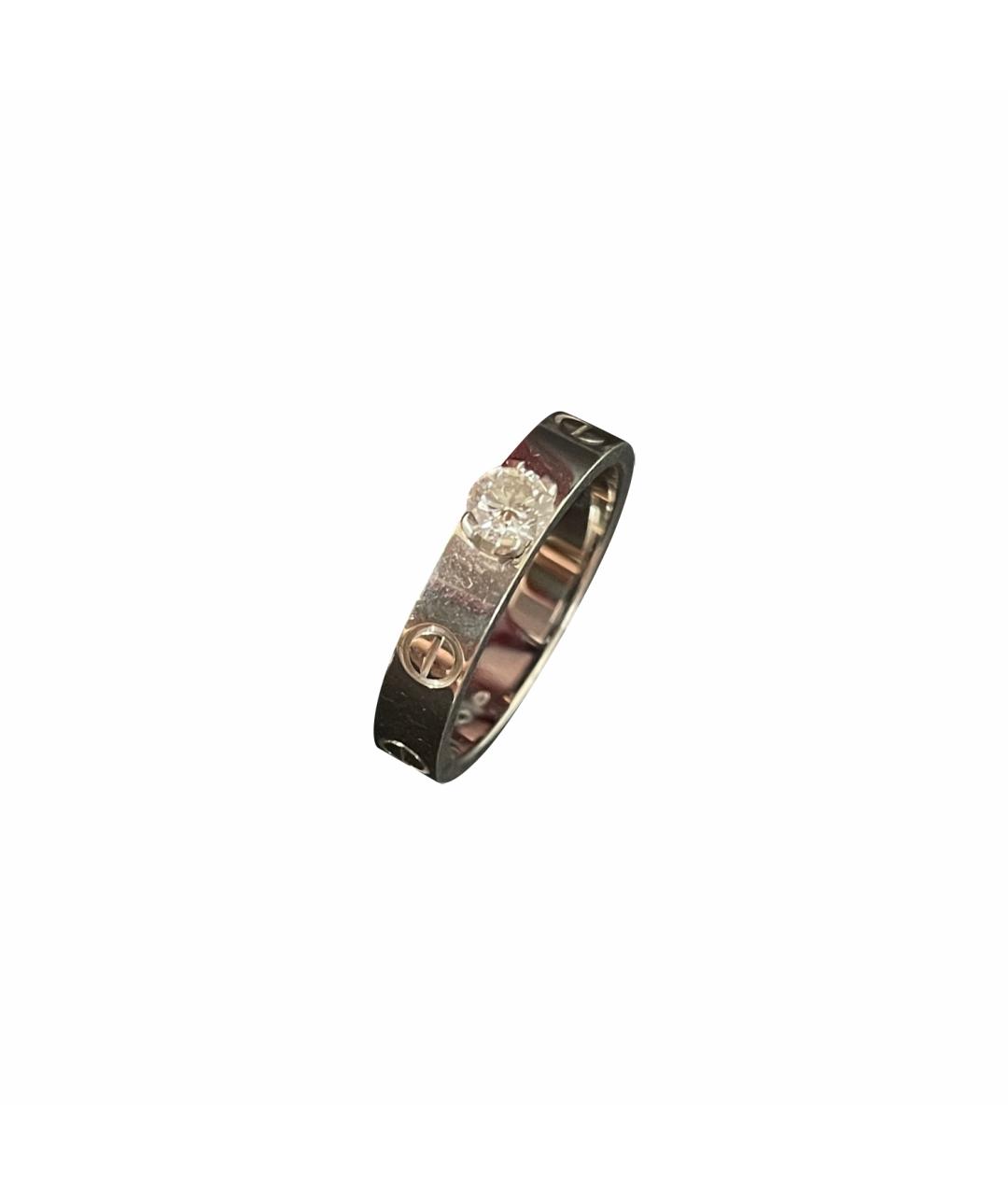 CARTIER Серебряное кольцо из белого золота, фото 1