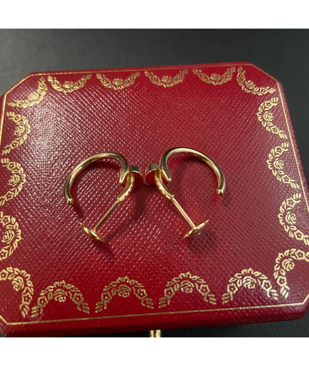 CARTIER Золотые серьги из розового золота, фото 3