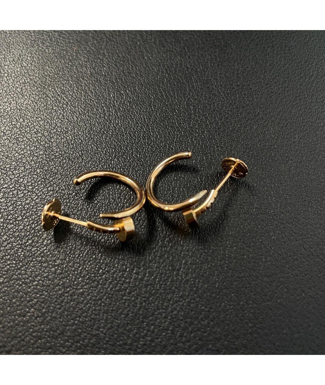 CARTIER Золотые серьги из розового золота, фото 7